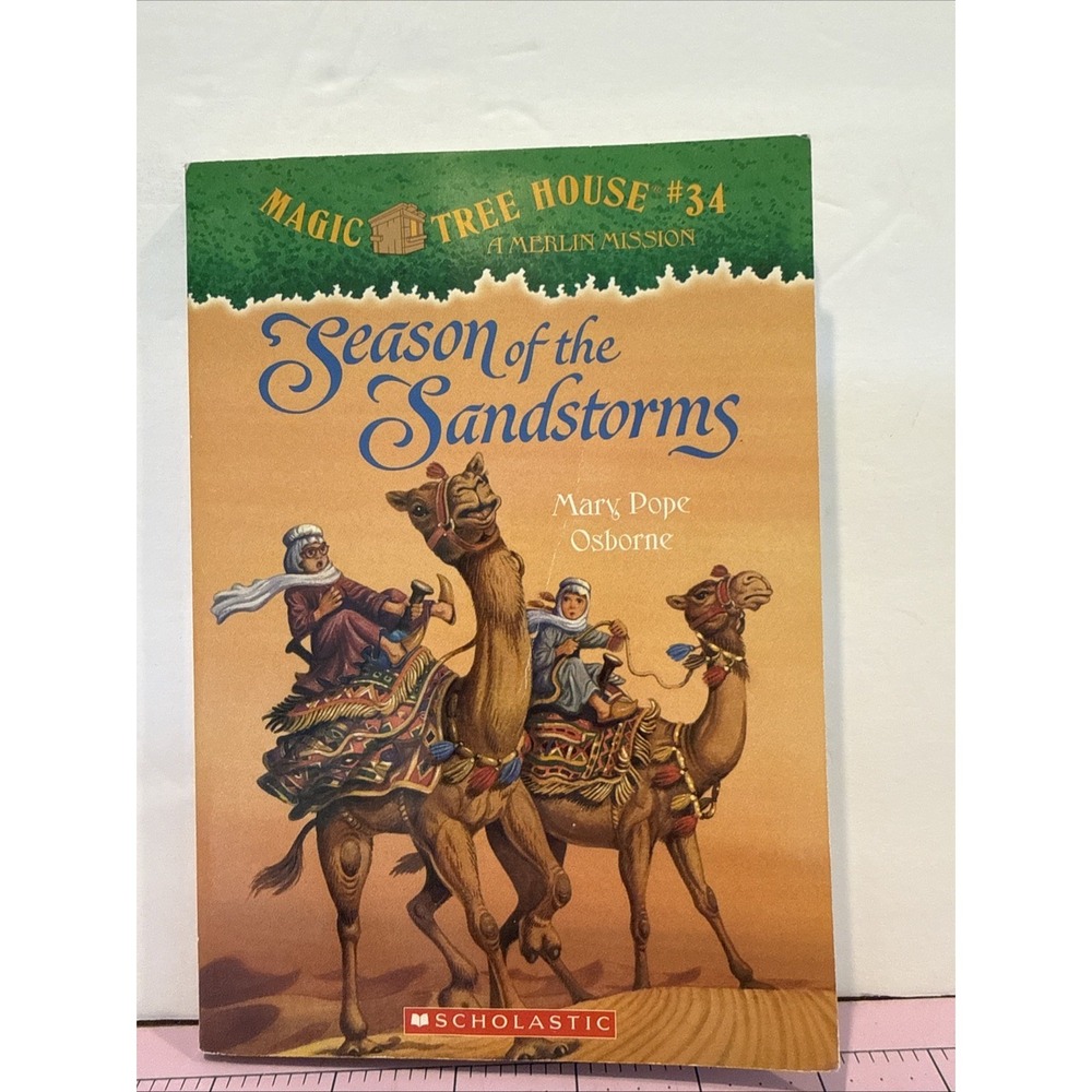 Magic Tree House #34 A Merlin Mission Seasons of the Sandstorms by Mary Osborne